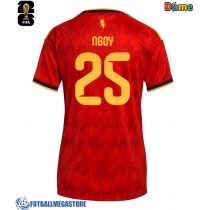 Fotballdrakt Dame Belgia Nathan Ngoy #25 Hjemmedrakt VM 2026 Kortermet